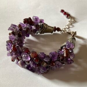 Exotic Asian Gemstone Cuff